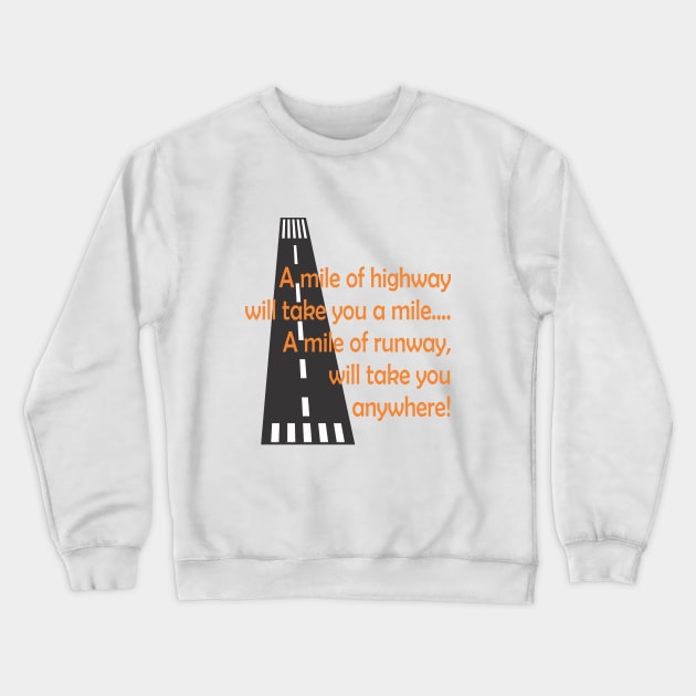 Runway Crewneck Sweatshirt by GregThompson